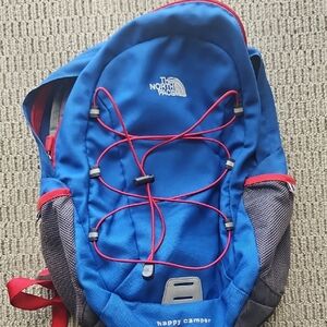 The North Face Kids Happy Camper Blue Backpack